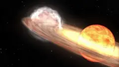  یک کوتوله سفید و یک غول قرمز