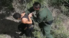 Migrante detenido