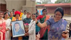 राज्यसभेच्या खासदार मेधा कुलकर्णी यांनी महात्मा फुले वाड्यात वटपौर्णिमा साजरी केली आहे.