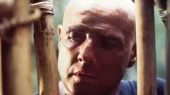 Marlon Brando em uma cena de 'Apocalypse Now'