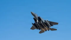 Avion F-15E Strike Eagle snimljen tokom vojnih napada na Iran početkom marta 