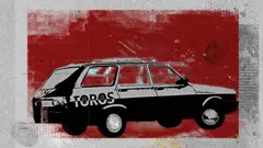 Beyaz Toros gösteren bir illüstrasyon