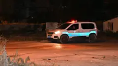 Antalya'da bir polis aracı