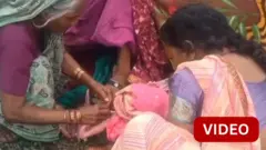 மத்திய அமைச்சர் தொகுதியில் கர்ப்பிணிக்கு நேர்ந்த துயரம்; சாலையில் குழந்தையை பெற்றெடுத்த பெண் 