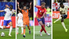 Saka, Mbappe, Gakpo and Yamal