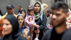 اسرائیلي ځواکونو فلسطینیانو ته ویلي چې له سیمې ووځي.