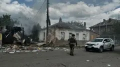 на улицах Волчанска