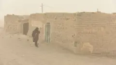 عکس خبرگزاری ایرنا از طوفان شن در سیستان و بلوچستان