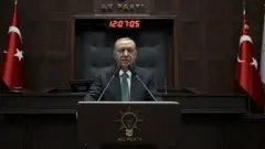 Erdoğan partisinin grup toplantısında konuşuyor