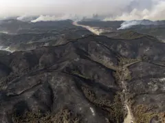 산불이 휩쓸고 간 안동 지역