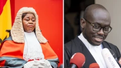 suspended chief justice Gertrude Torkonoo and Former Attorney General 