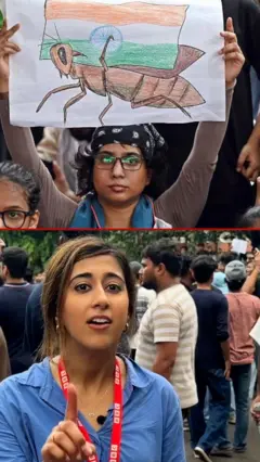 mladi protestuju u indiji 