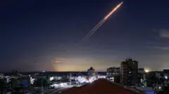 ਈਰਾਨ ਤੋਂ ਦਾਗੀ ਗਈ ਮਿਜ਼ਾਇਲ ਦੀ ਤਸਵੀਰ