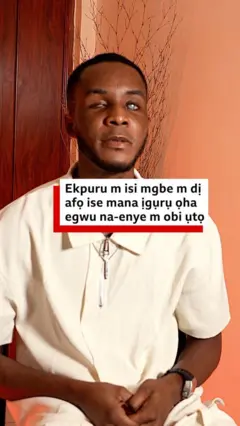 'Glaucoma' napụrụ m anya m mana ọ napụghị m olu m - Chris Vik