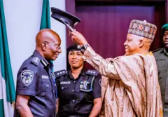Igbakeji aarẹ Shettima n de fila fun ọga ọlọpaa tuntun Kayọde Ẹgbẹtokun