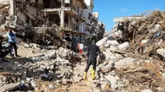 लिबियामा बाढीले पुर्याएको क्षति