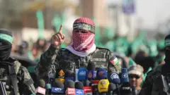 Obeida en una rueda de prensa en 2019