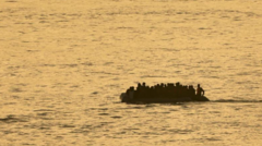Беженцы на лодке