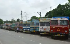 ट्रक हड़ताल 