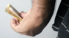 Man hold money in hand. Receiving bribe, black money