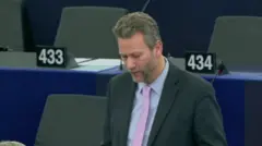 Нейтан Гилл в Европарламенте