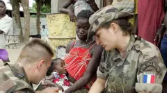 የፈረንሳይ ወታደሮች በአይቮሪ ኮስት