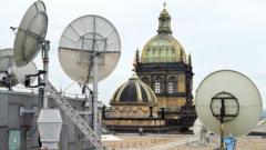 Штаб-квартира «Радио Свобода» в Европе находится в Праге с середины 1990-х годов. 