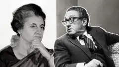 इंदिरा गांधी आणि हेन्री किसिंजर