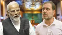 રાહુલ ગાંધી, નરેન્દ્ર મોદી 