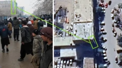 محل حمله انتحاری در قندوز