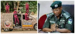 Aworan Ọga agba ọlọpaa ati ikọ Amotekun