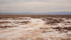 Paisagem árida no Chile