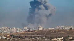 지난 16일 벌어진 공습