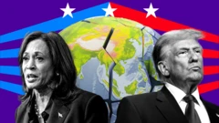 Kamala Harris e Donald Trump