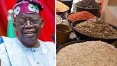 Bola Tinubu and food items