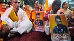 লাগাতার বিক্ষোভ দেখাচ্ছে হিন্দুত্ববাদী বিভিন্ন সংগঠন