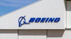 Лого американської компанії Boeing