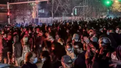 تصویری از شمار زیاد معترضان در ایران