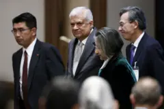 Ranil Wikremesinghe & his wife