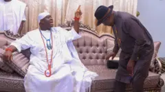 Ooni ile Ife ati Goodluck Jonathan