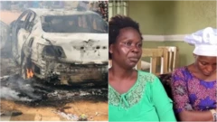 Aworan moto ati iya pelu iyawo Tope