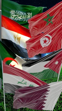 أعلام منتخبات عربية