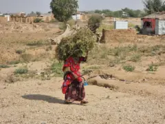 تلجأ بعض النساء في مخيمات النازحين شمالي اليمن للتسول كي توفر أبسط احتياجات عائلاتها من الغذاء