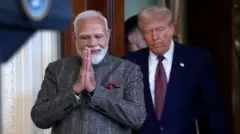 नरेंद्र मोदी आणि डोनाल्ड ट्रम्प