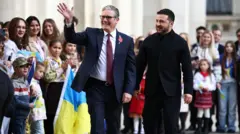 Кір Стармер, Володимир Зеленський