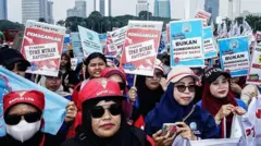 Anggota berbagai serikat buruh 