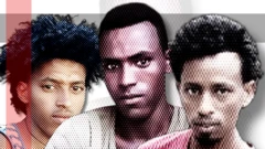 ፊልሞን ሐጎስ ገብረመስቀል (ግራ)፣ ኪዳኔ አንገሶም ወልዳይ (መሃል) እና ክብሮም ገብረማርያም ገብረእግዚአብሔር (ቀኝ)