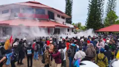 merauke, gangguan internet, demonstrasi, ricuh