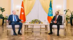 Pirezidantii Turkii Erdohaan fi MM Abiy