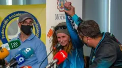 Beatriz Flamini di konferensi pers